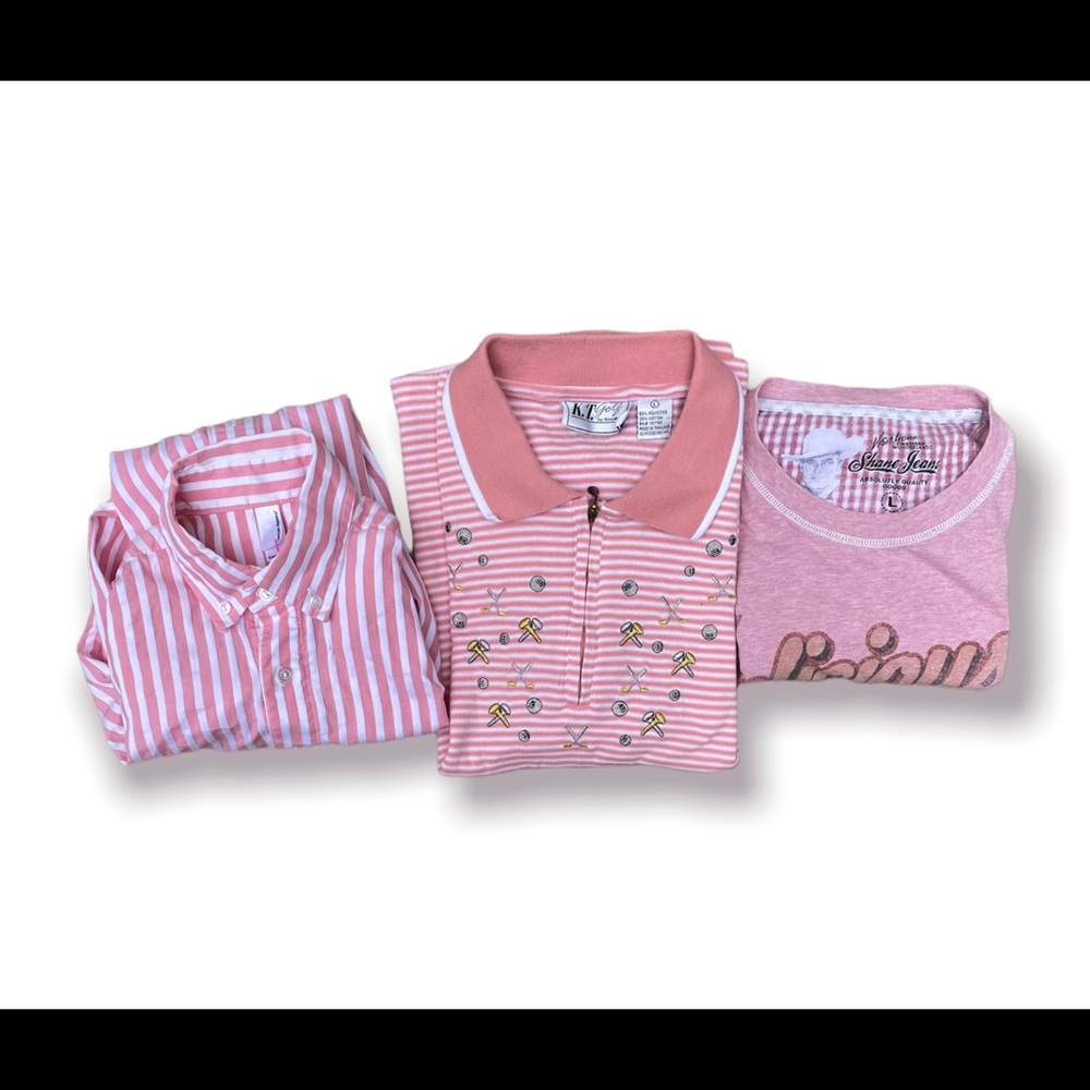 Lot of Pink Shirts